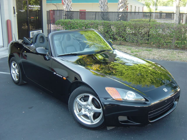 black honda s2000
